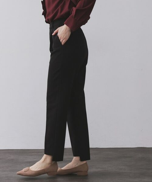 OPAQUE.CLIP / オペーク ドット クリップ ショート・ハーフ・半端丈パンツ | ステップヘムテーパードパンツ/セットアップ対応可【洗濯機洗い可】 | 詳細15