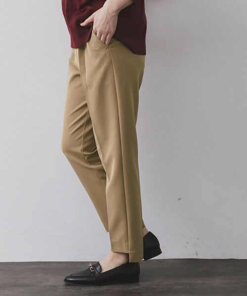 OPAQUE.CLIP / オペーク ドット クリップ ショート・ハーフ・半端丈パンツ | ステップヘムテーパードパンツ/セットアップ対応可【洗濯機洗い可】 | 詳細23