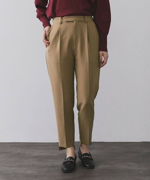 OPAQUE.CLIP / オペーク ドット クリップ ショート・ハーフ・半端丈パンツ | ステップヘムテーパードパンツ/セットアップ対応可【洗濯機洗い可】 | 詳細29