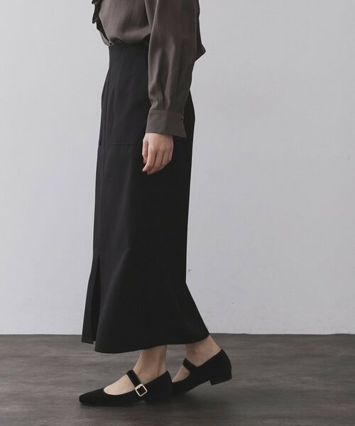 OPAQUE.CLIP / オペーク ドット クリップ ロング・マキシ丈スカート | ストレッチダブルポケットタイトスカート【洗える】 | 詳細23
