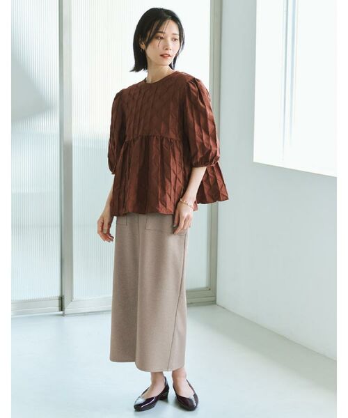 OPAQUE.CLIP / オペーク ドット クリップ ロング・マキシ丈スカート | ストレッチダブルポケットタイトスカート【洗える】 | 詳細29