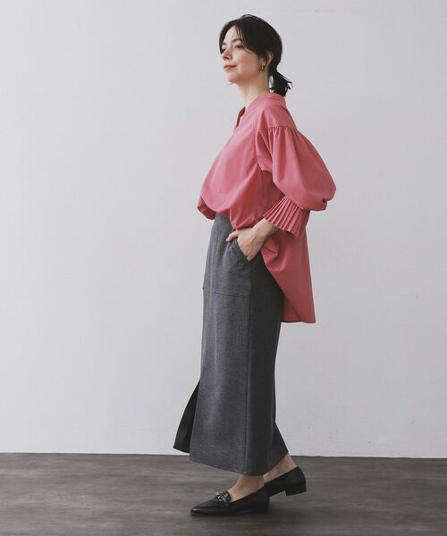 OPAQUE.CLIP / オペーク ドット クリップ シャツ・ブラウス | プリーツキャンディスリーブブラウス【洗濯機洗い可】 | 詳細17