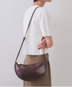 OPAQUE.CLIP / オペーク ドット クリップ ショルダーバッグ | 【軽量】オイル調合皮ムーンショルダーバッグ