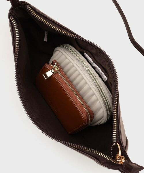 OPAQUE.CLIP / オペーク ドット クリップ ショルダーバッグ | 【軽量】オイル調合皮ムーンショルダーバッグ | 詳細12