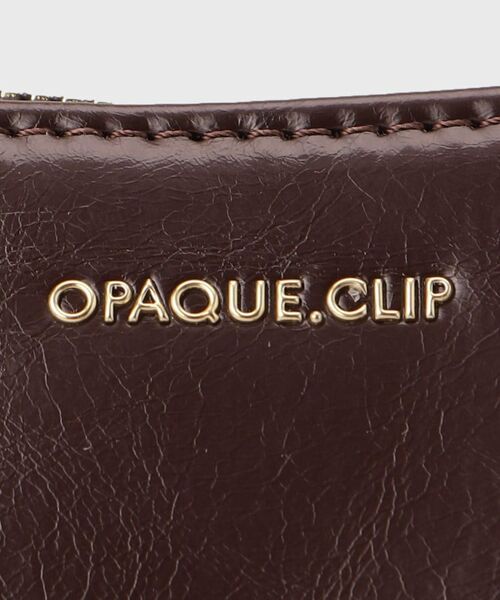 OPAQUE.CLIP / オペーク ドット クリップ ショルダーバッグ | 【軽量】オイル調合皮ムーンショルダーバッグ | 詳細14