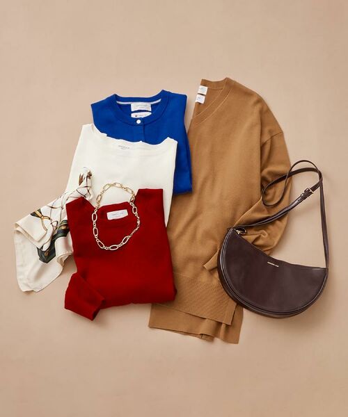 OPAQUE.CLIP / オペーク ドット クリップ ショルダーバッグ | 【軽量】オイル調合皮ムーンショルダーバッグ | 詳細17