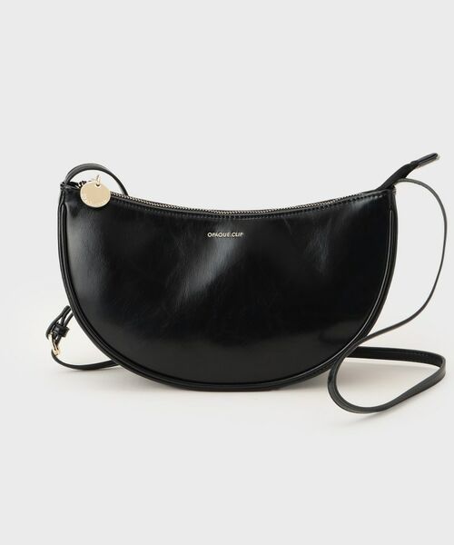 OPAQUE.CLIP / オペーク ドット クリップ ショルダーバッグ | 【軽量】オイル調合皮ムーンショルダーバッグ | 詳細5
