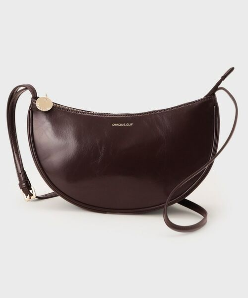 OPAQUE.CLIP / オペーク ドット クリップ ショルダーバッグ | 【軽量】オイル調合皮ムーンショルダーバッグ | 詳細6