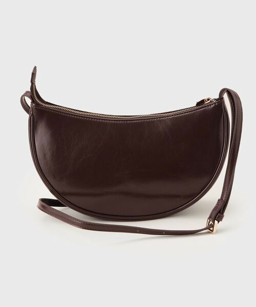 OPAQUE.CLIP / オペーク ドット クリップ ショルダーバッグ | 【軽量】オイル調合皮ムーンショルダーバッグ | 詳細8