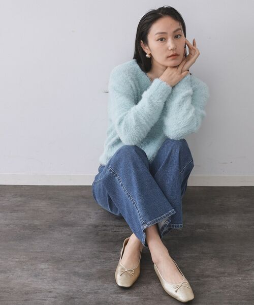 OPAQUE.CLIP / オペーク ドット クリップ フラットシューズ | 《美人百花掲載》名品フラットバレエシューズ | 詳細1