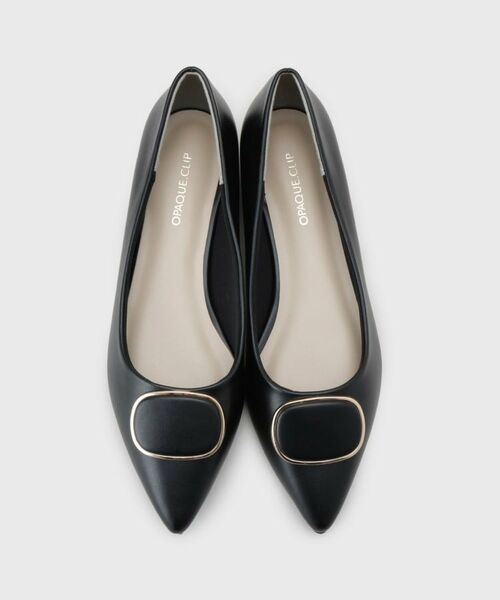 OPAQUE.CLIP / オペーク ドット クリップ パンプス | 【抗菌防臭加工／通勤対応可能】デザインバックルポインテッドパンプス | 詳細4
