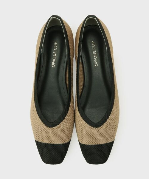 OPAQUE.CLIP / オペーク ドット クリップ パンプス | 【抗菌防臭加工】ニットフラットパンプス | 詳細4