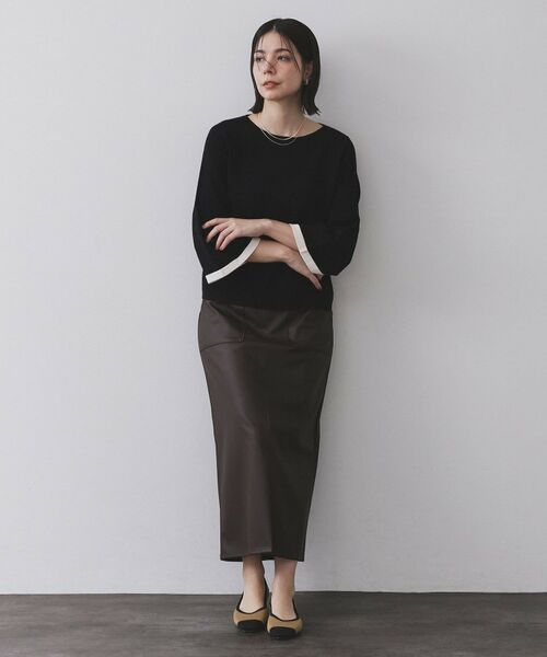 OPAQUE.CLIP / オペーク ドット クリップ パンプス | 【抗菌防臭加工】ニットフラットパンプス | 詳細6