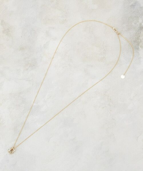 OPAQUE.CLIP / オペーク ドット クリップ ネックレス・ペンダント・チョーカー | ビジュー×メタルスライドネックレス | 詳細2