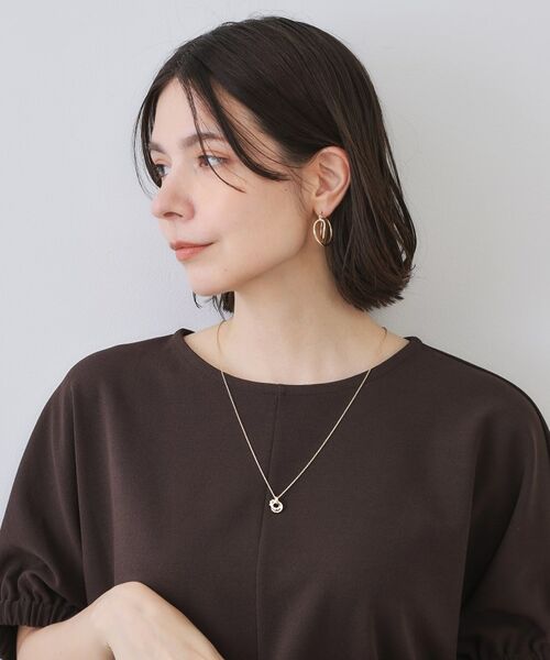 OPAQUE.CLIP / オペーク ドット クリップ ネックレス・ペンダント・チョーカー | ビジュー×メタルスライドネックレス | 詳細4