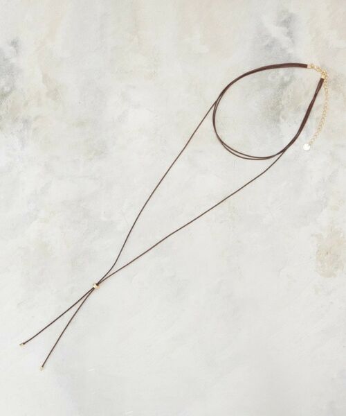 OPAQUE.CLIP / オペーク ドット クリップ ネックレス・ペンダント・チョーカー | 2連細コードチョーカー | 詳細1