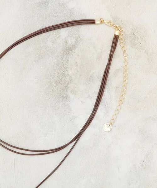 OPAQUE.CLIP / オペーク ドット クリップ ネックレス・ペンダント・チョーカー | 2連細コードチョーカー | 詳細3