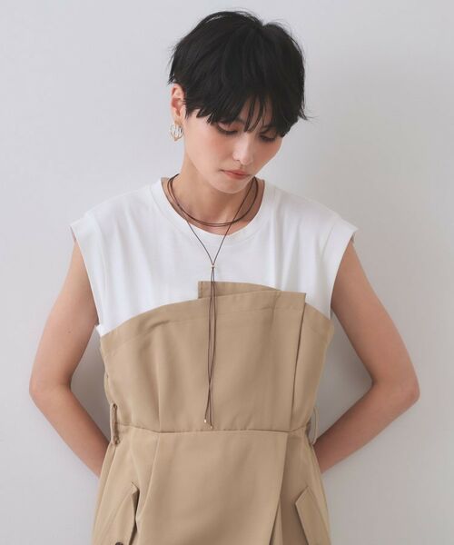 OPAQUE.CLIP / オペーク ドット クリップ ネックレス・ペンダント・チョーカー | 2連細コードチョーカー | 詳細4