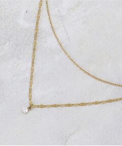 OPAQUE.CLIP / オペーク ドット クリップ ネックレス・ペンダント・チョーカー | 【ステンレス】チェーン×ビジューネックレス