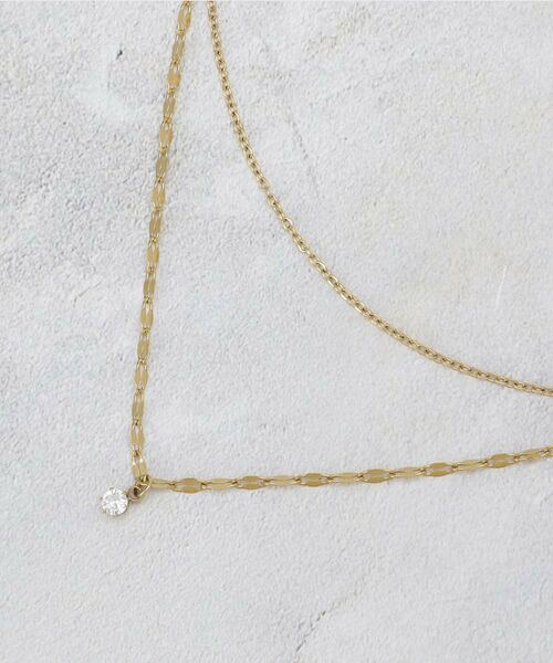 OPAQUE.CLIP / オペーク ドット クリップ ネックレス・ペンダント・チョーカー | 【ステンレス】チェーン×ビジューネックレス | 詳細1