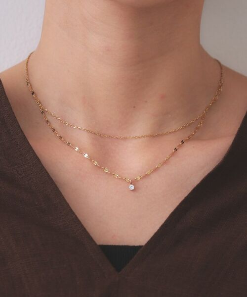 OPAQUE.CLIP / オペーク ドット クリップ ネックレス・ペンダント・チョーカー | 【ステンレス】チェーン×ビジューネックレス | 詳細4