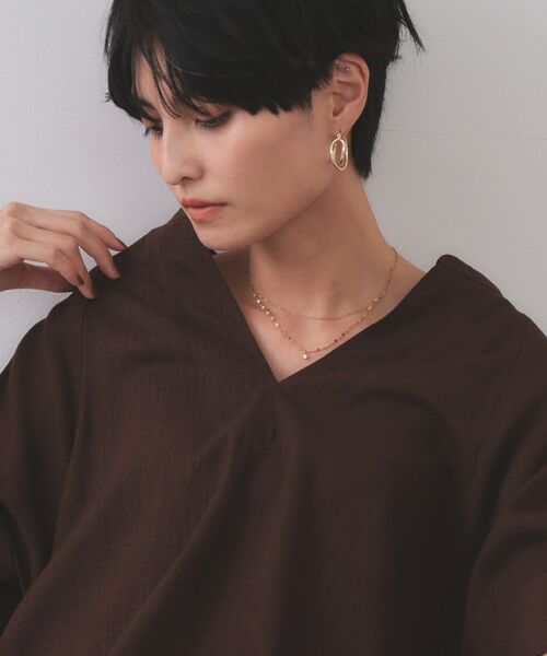 OPAQUE.CLIP / オペーク ドット クリップ ネックレス・ペンダント・チョーカー | 【ステンレス】チェーン×ビジューネックレス | 詳細5