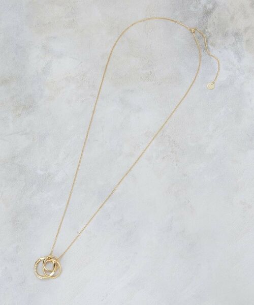 OPAQUE.CLIP / オペーク ドット クリップ ネックレス・ペンダント・チョーカー | トリプルリングビジューネックレス | 詳細2