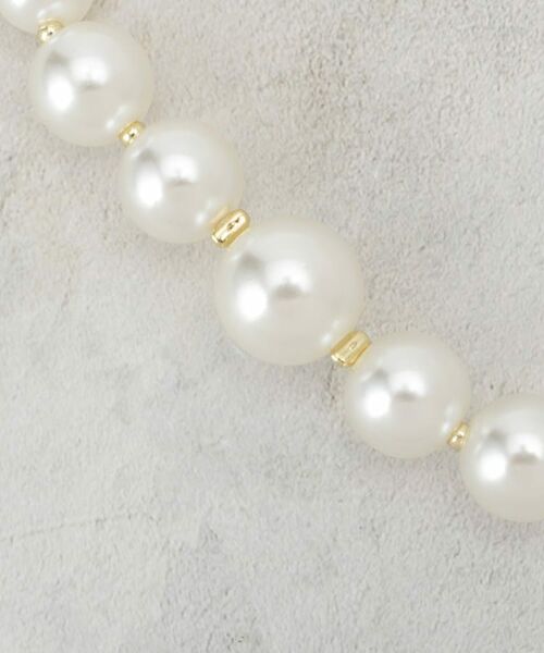 OPAQUE.CLIP / オペーク ドット クリップ ネックレス・ペンダント・チョーカー | 大小フェイクパールネックス | 詳細3