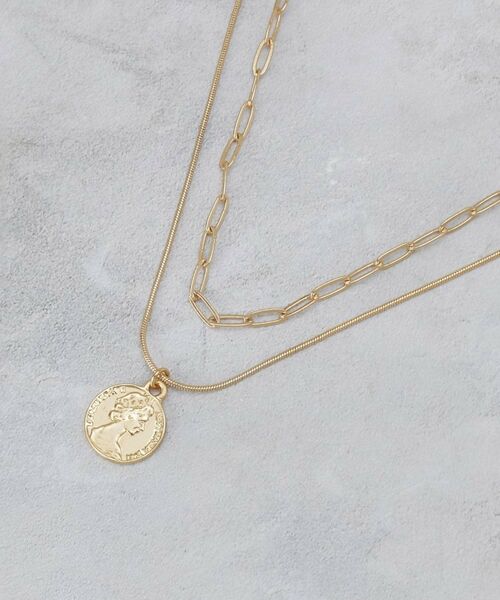 OPAQUE.CLIP / オペーク ドット クリップ ネックレス・ペンダント・チョーカー | 2種チェーンコインネックレス | 詳細1