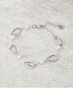 OPAQUE.CLIP / オペーク ドット クリップ ブレスレット・バングル | メタル×フェイクパールブレスレット