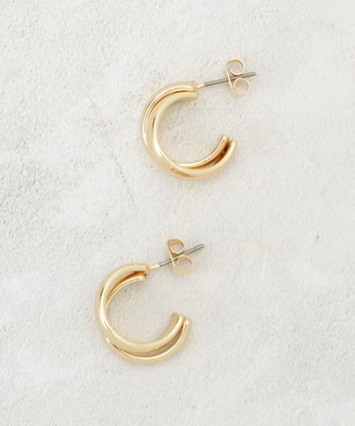 OPAQUE.CLIP / オペーク ドット クリップ ピアス・イヤリング | メタル2連ピアス | 詳細1