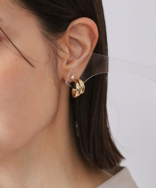 OPAQUE.CLIP / オペーク ドット クリップ ピアス・イヤリング | メタル2連ピアス | 詳細5