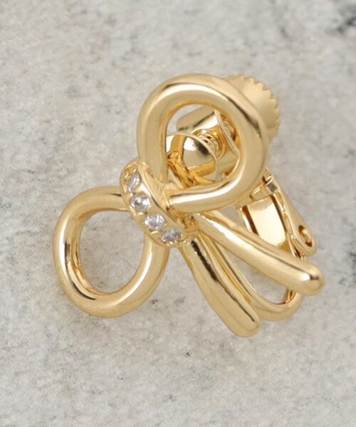 OPAQUE.CLIP / オペーク ドット クリップ ピアス・イヤリング | リボンメタルイヤリング | 詳細2