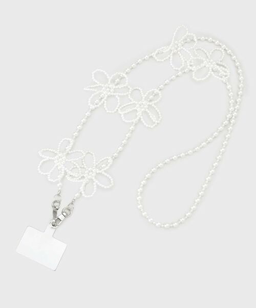 OPAQUE.CLIP / オペーク ドット クリップ キーホルダー・ストラップ | ボールチェーン＆パール調ストラップチャーム | 詳細1