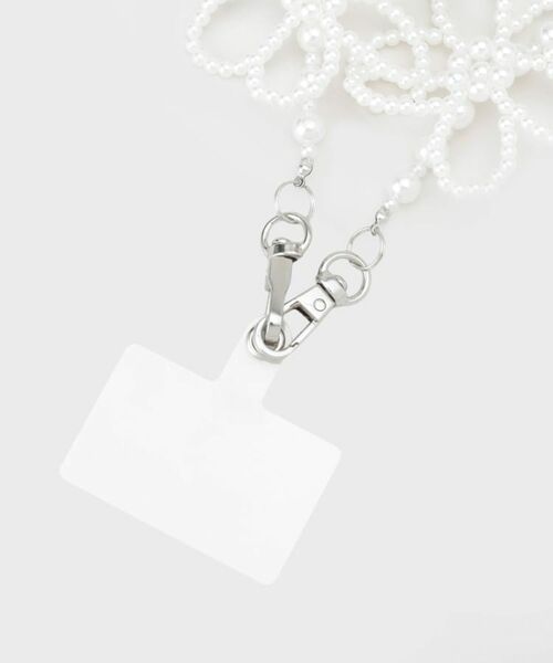 OPAQUE.CLIP / オペーク ドット クリップ キーホルダー・ストラップ | ボールチェーン＆パール調ストラップチャーム | 詳細3