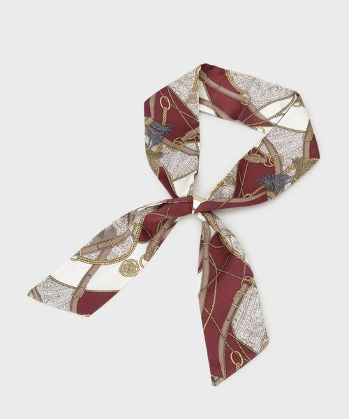 スカーフ YOKOHAMA(FEH-267T)小判シルクスカーフ全2色 伝統横濱スカーフ
