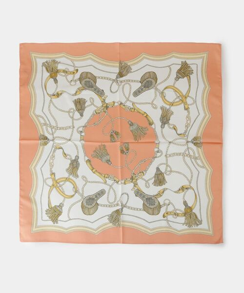 OPAQUE.CLIP / オペーク ドット クリップ バンダナ・スカーフ | チェーン柄スクエア大判スカーフ | 詳細1