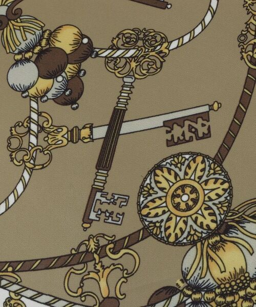 OPAQUE.CLIP / オペーク ドット クリップ バンダナ・スカーフ | アンティーク柄スクエア大判スカーフ | 詳細2