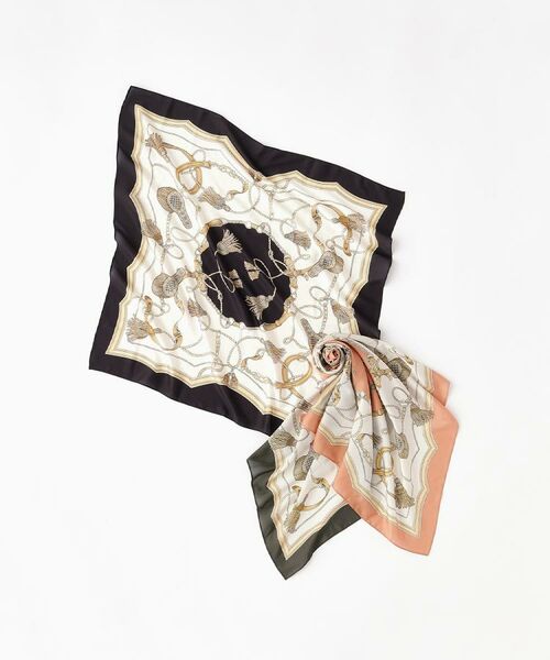 OPAQUE.CLIP / オペーク ドット クリップ バンダナ・スカーフ | アンティーク柄スクエア大判スカーフ | 詳細6