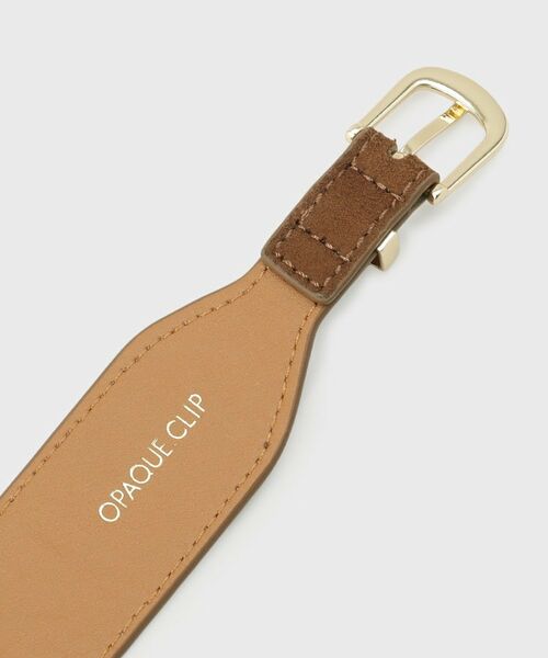OPAQUE.CLIP / オペーク ドット クリップ ベルト・サスペンダー | フェイクスエードデザインベルト | 詳細3