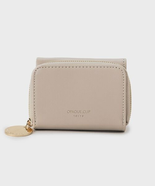 OPAQUE. CLIP/オペーク ドット クリップ 三つ折りコンパクトウォレット ベージュ(052) 00