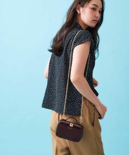 OPAQUE.CLIP / オペーク ドット クリップ ポーチ | 【2WAY/ミラー付き】エナメルバニティーポーチ | 詳細10