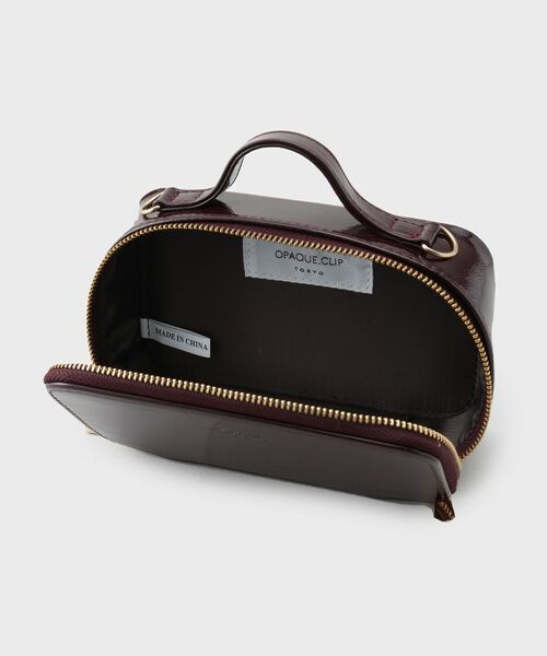 OPAQUE.CLIP / オペーク ドット クリップ ポーチ | 【2WAY/ミラー付き】エナメルバニティーポーチ | 詳細7