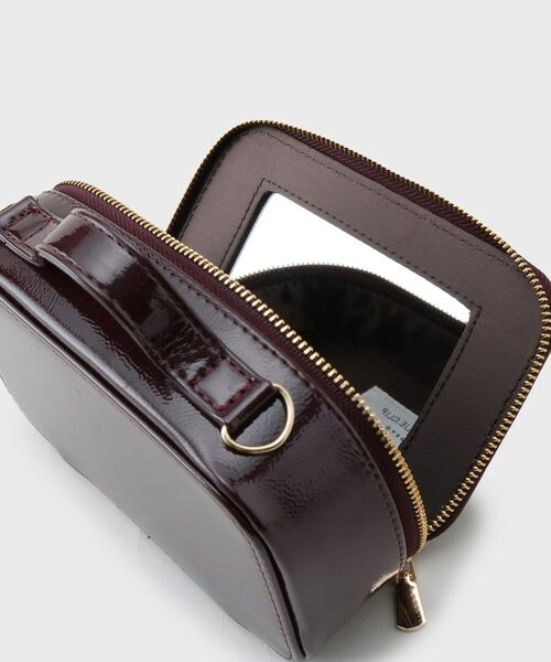 OPAQUE.CLIP / オペーク ドット クリップ ポーチ | 【2WAY/ミラー付き】エナメルバニティーポーチ | 詳細8