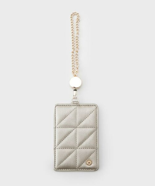 OPAQUE.CLIP / オペーク ドット クリップ その他小物 | 【リール付き】キルティングデザインチャーム型パスケース | 詳細1