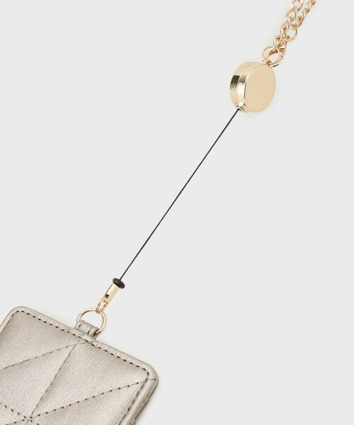 OPAQUE.CLIP / オペーク ドット クリップ その他小物 | 【リール付き】キルティングデザインチャーム型パスケース | 詳細4