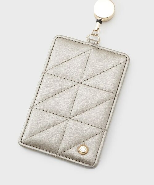 OPAQUE.CLIP / オペーク ドット クリップ その他小物 | 【リール付き】キルティングデザインチャーム型パスケース | 詳細5