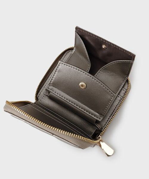 OPAQUE.CLIP / オペーク ドット クリップ 財布・コインケース・マネークリップ | 【コンパクト】キルティングデザイン二つ折りファスナーウォレット | 詳細6