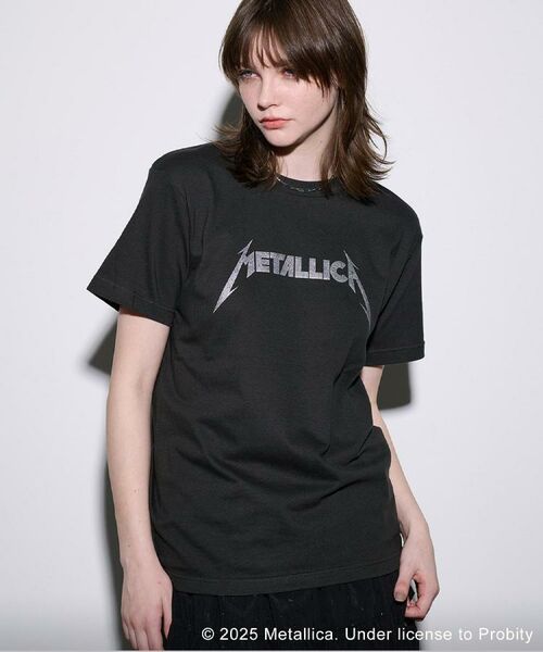 OPAQUE. CLIP/オペーク ドット クリップ ロックTシャツ別注アソート【GREEN DAY／METALLICA／THE BEATLES】 チャコールグレー(014) 04(LL)