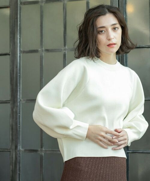 OPAQUE.CLIP / オペーク ドット クリップ ニット・セーター | スウェットライクニット | 詳細10